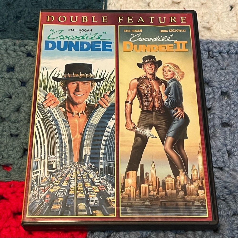 Crocodile Dundee /Crocodile Dundee II Double Feature DVD Paul Hogan Cult Classic
